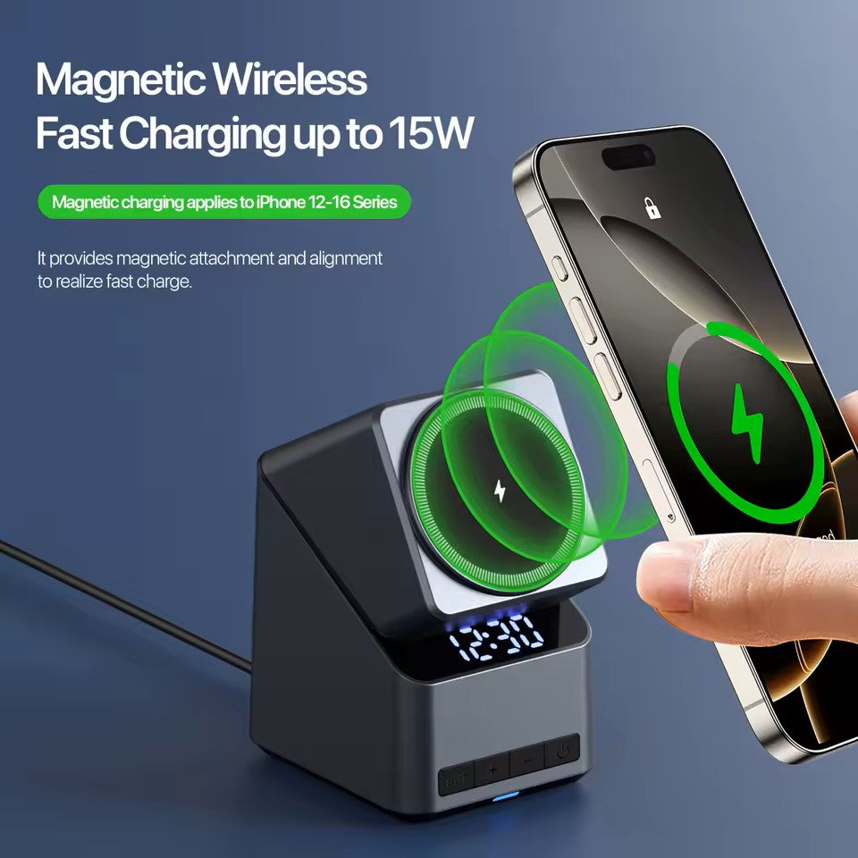Magnetic 4 in 1 Auto Rotation Wireless Charger