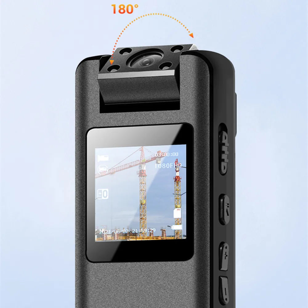 Vandlion A22 Mini Camera 1080P – Infrared Night Vision, 180° Rotating Lens, 10H Battery Life