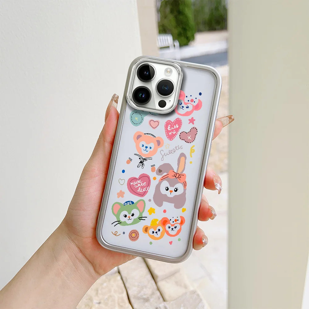 Cute Duffy & Friends Phone Case – Full Coverage Protection with Stylish Design