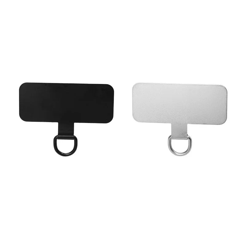 Durable Stainless Steel Phone Tether Clip β Anti-Loss Lanyard Tab Card, Ultra-Thin Sling Piece (1/2/3Pcs)