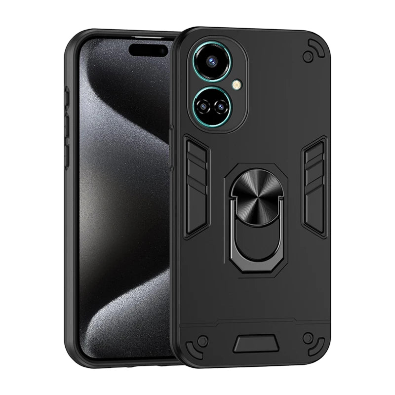 HERECASE Silicone Shockproof Geometric Pouch – Stylish & Durable Phone Protection