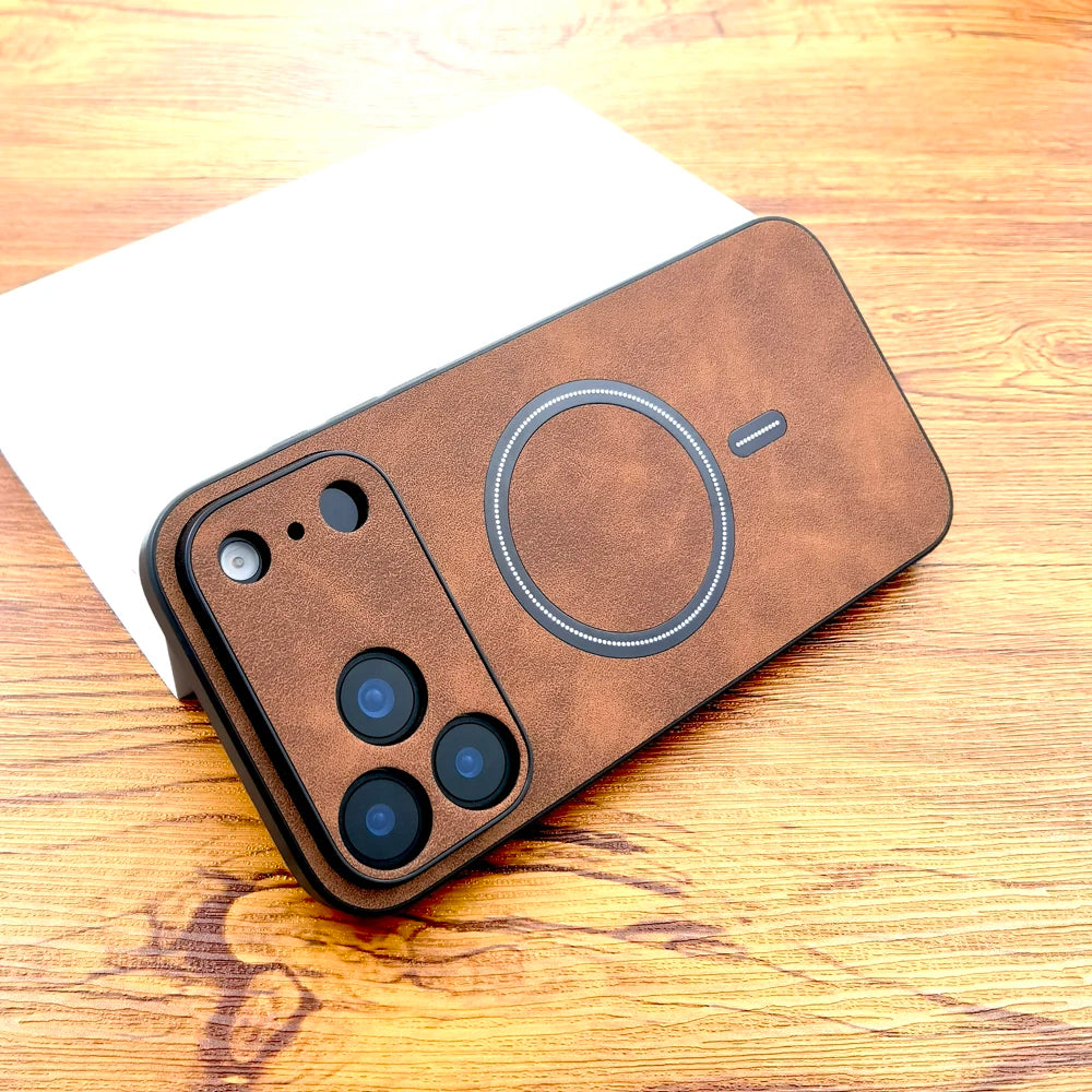 Luxury Artificial Leather Full Coverage Phone Case β Anti-Scratch & Anti-Fingerprint