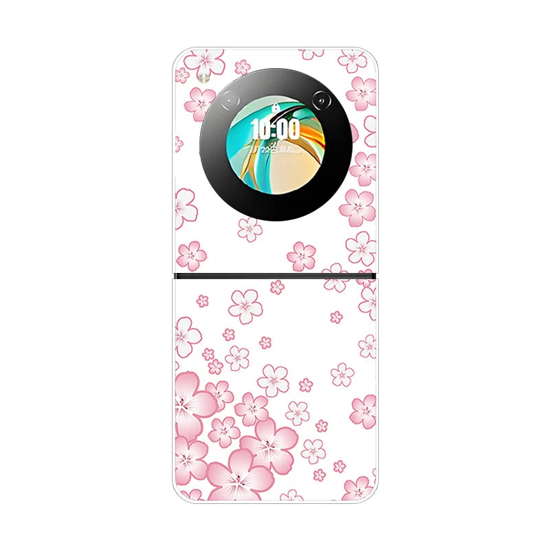 Stylish Transparent Cartoon & Pattern Hard PC Case for ZTE Nubia Flip / Flip 2 / Libero Flip – Shockproof & Anti-Scratch Protection