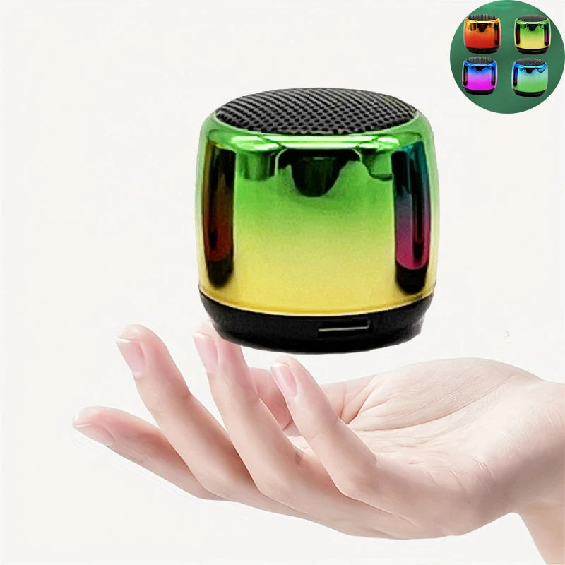 COOMAER Mini Bluetooth 5.0 Metal Speaker | Portable Wireless Speaker with 3D Surround Sound & Extra Bass – Waterproof, USB Rechargeable