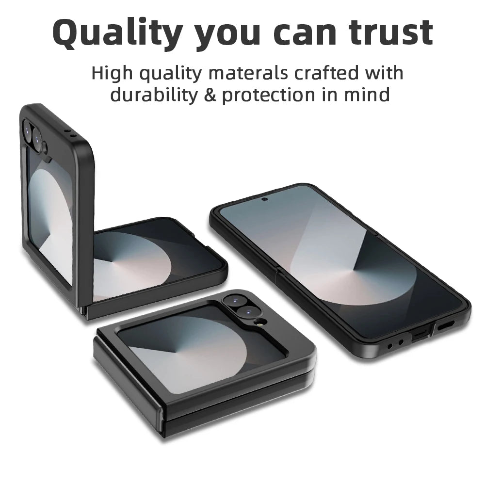 Heavy Duty Full Coverage Case for Samsung Galaxy Z Flip 7 / Flip 7 FE – Anti-Fingerprint & Scratch Resistant