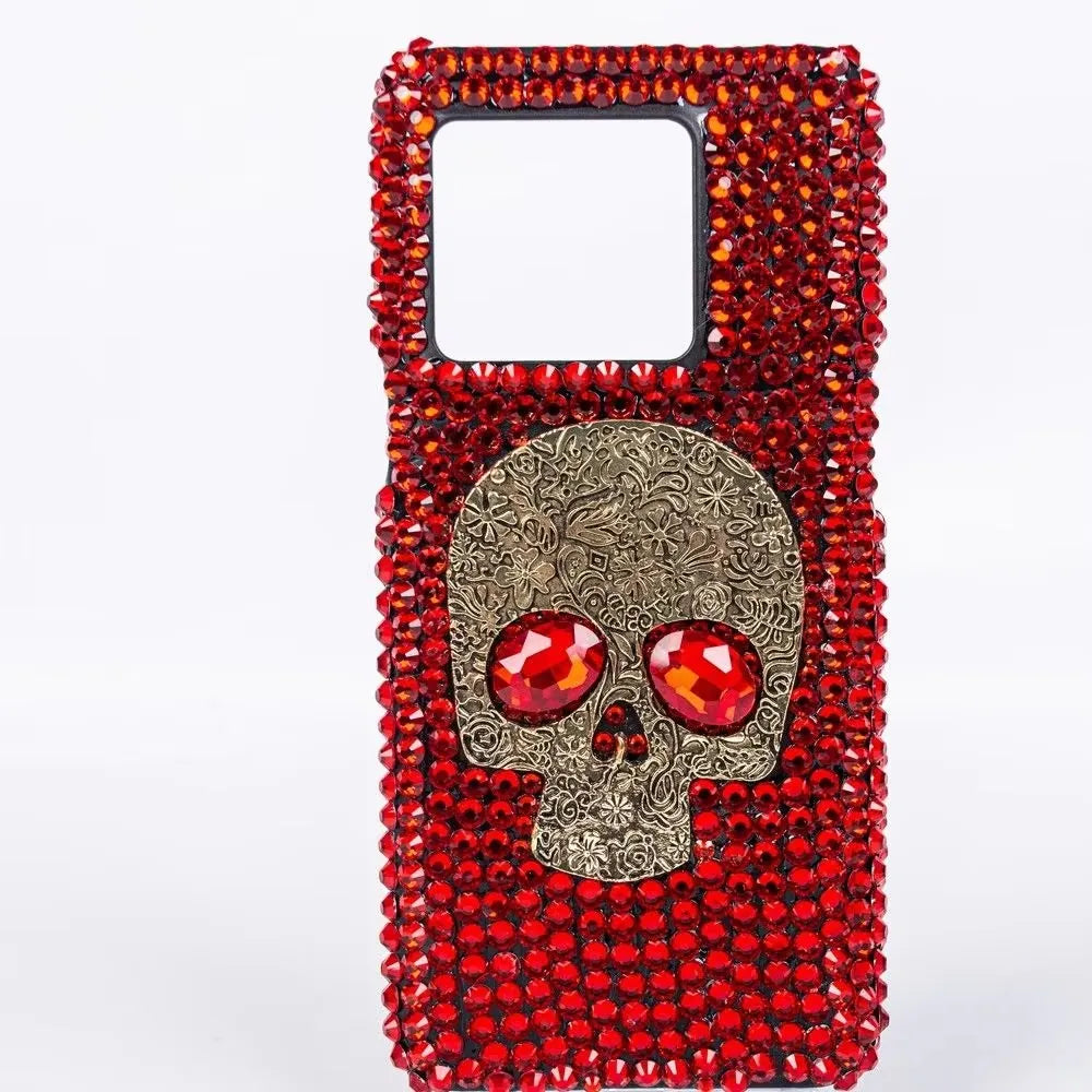 Handcrafted Punk Diamond Rivet Case | Unique iPhone Cover