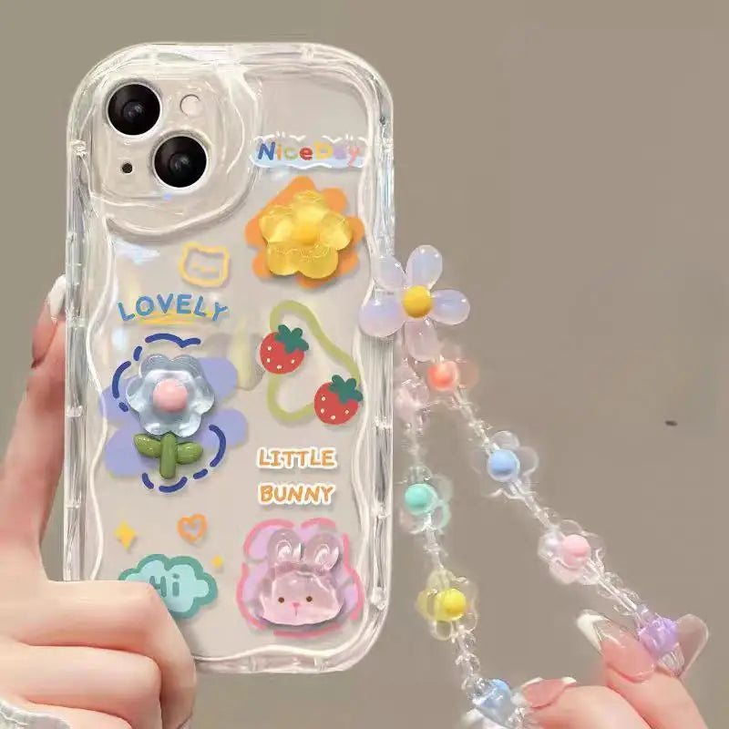 Cute Anime Cartoon Soft Silicone Full Coverage Case – Stylish Protection for Your Phone
