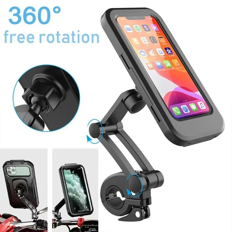 ๐๏ธ Motorcycle Phone Waterproof Bracket โ Universal 6.7" Mount