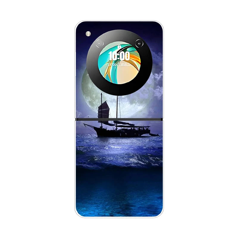 Stylish Transparent Cartoon & Pattern Hard PC Case for ZTE Nubia Flip / Flip 2 / Libero Flip – Shockproof & Anti-Scratch Protection