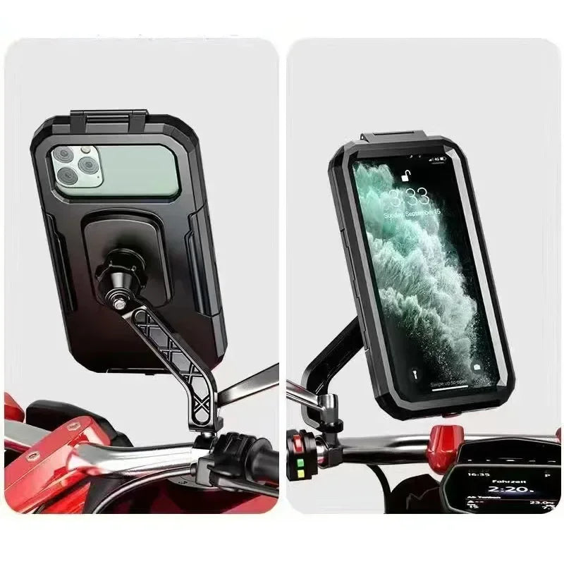 ๐๏ธ Motorcycle Phone Waterproof Bracket โ Universal 6.7" Mount
