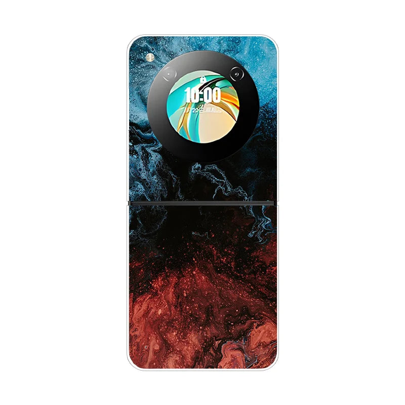 Stylish Transparent Cartoon & Pattern Hard PC Case for ZTE Nubia Flip / Flip 2 / Libero Flip – Shockproof & Anti-Scratch Protection