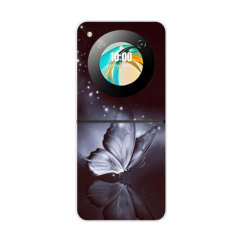 Stylish Transparent Cartoon & Pattern Hard PC Case for ZTE Nubia Flip / Flip 2 / Libero Flip – Shockproof & Anti-Scratch Protection