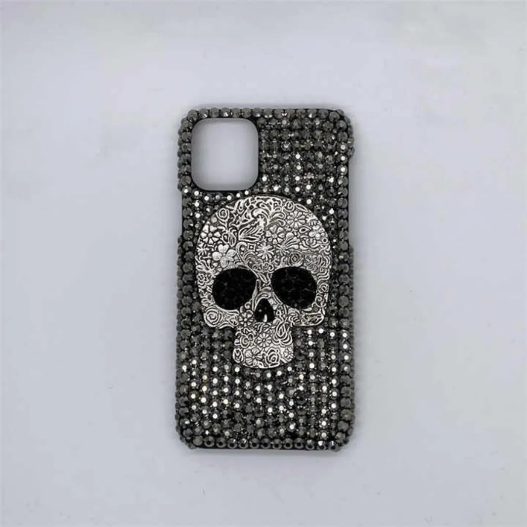 Handcrafted Punk Diamond Rivet Case | Unique iPhone Cover