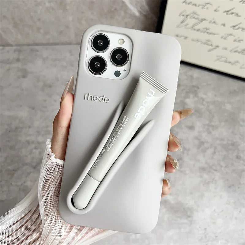 Luxury Lemontini Silicone Phone Case – Stylish, Durable & Anti-Fingerprint