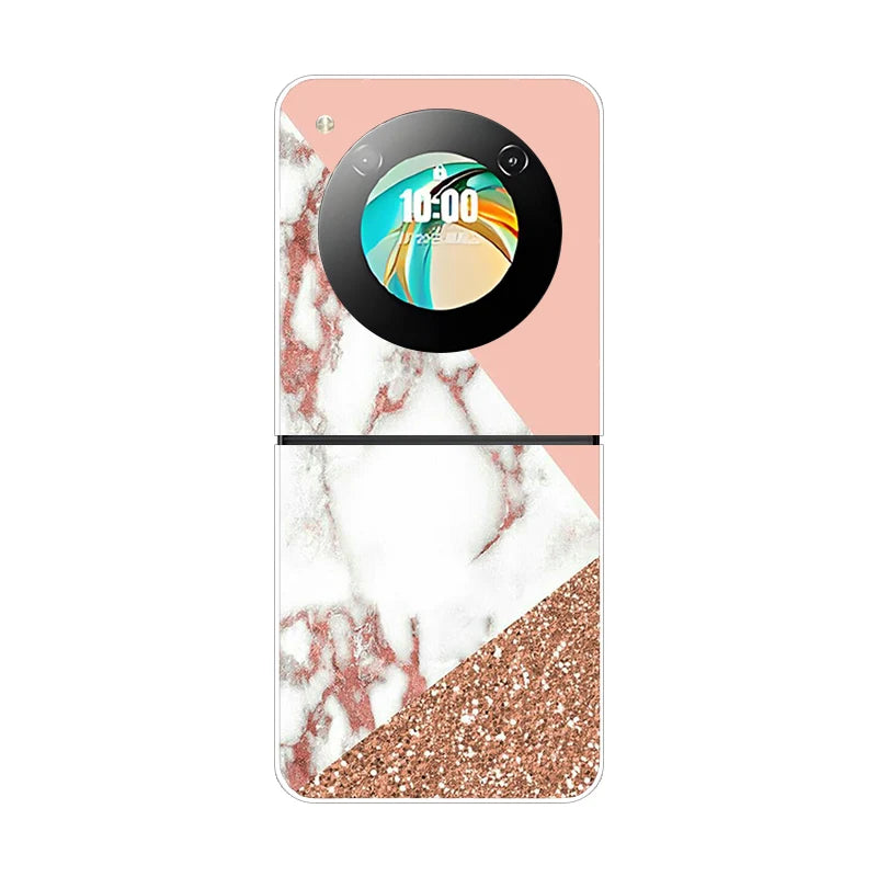 Stylish Transparent Cartoon & Pattern Hard PC Case for ZTE Nubia Flip / Flip 2 / Libero Flip – Shockproof & Anti-Scratch Protection