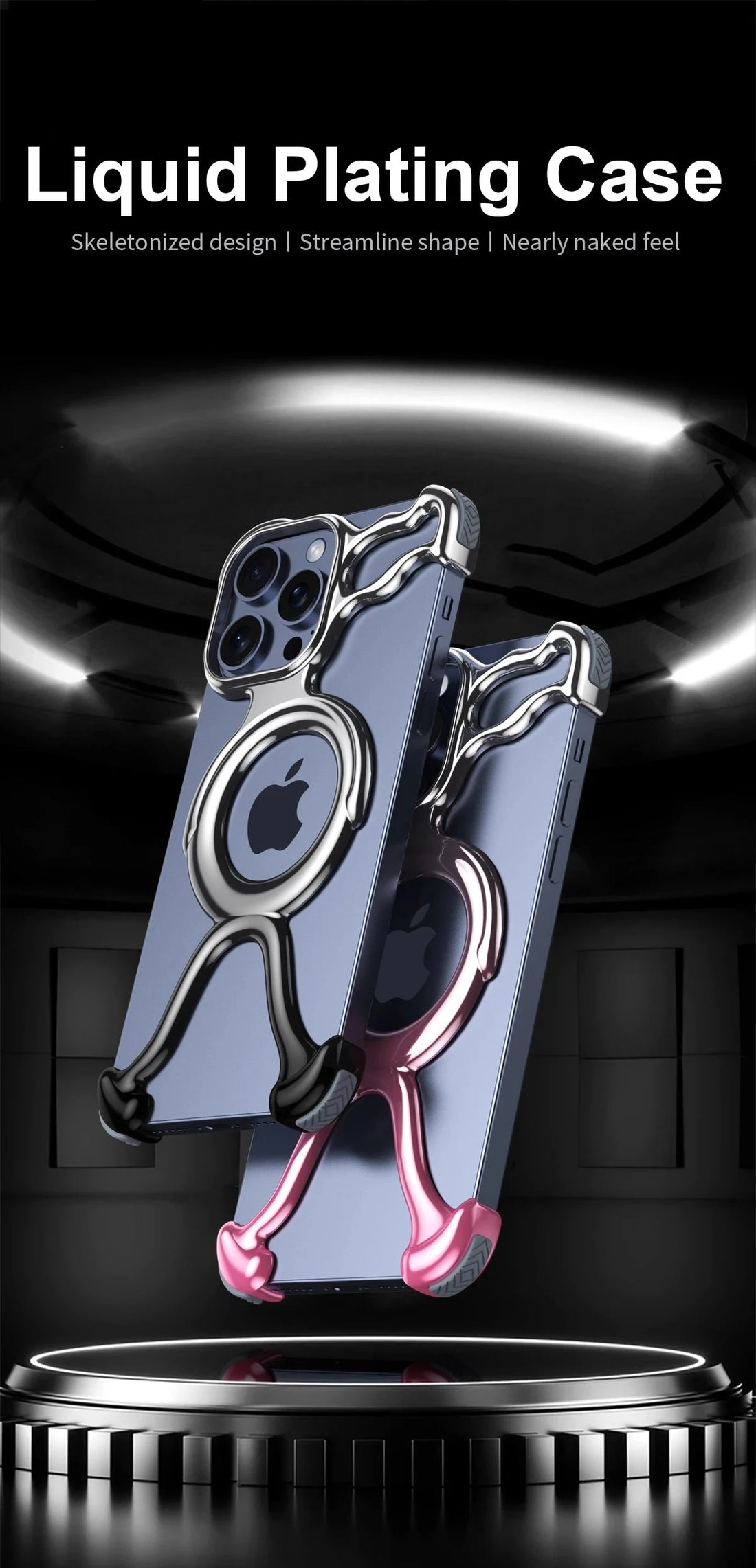 Magnetic Metal Phone Anti-fall Cover