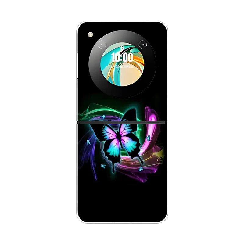 Stylish Transparent Cartoon & Pattern Hard PC Case for ZTE Nubia Flip / Flip 2 / Libero Flip – Shockproof & Anti-Scratch Protection