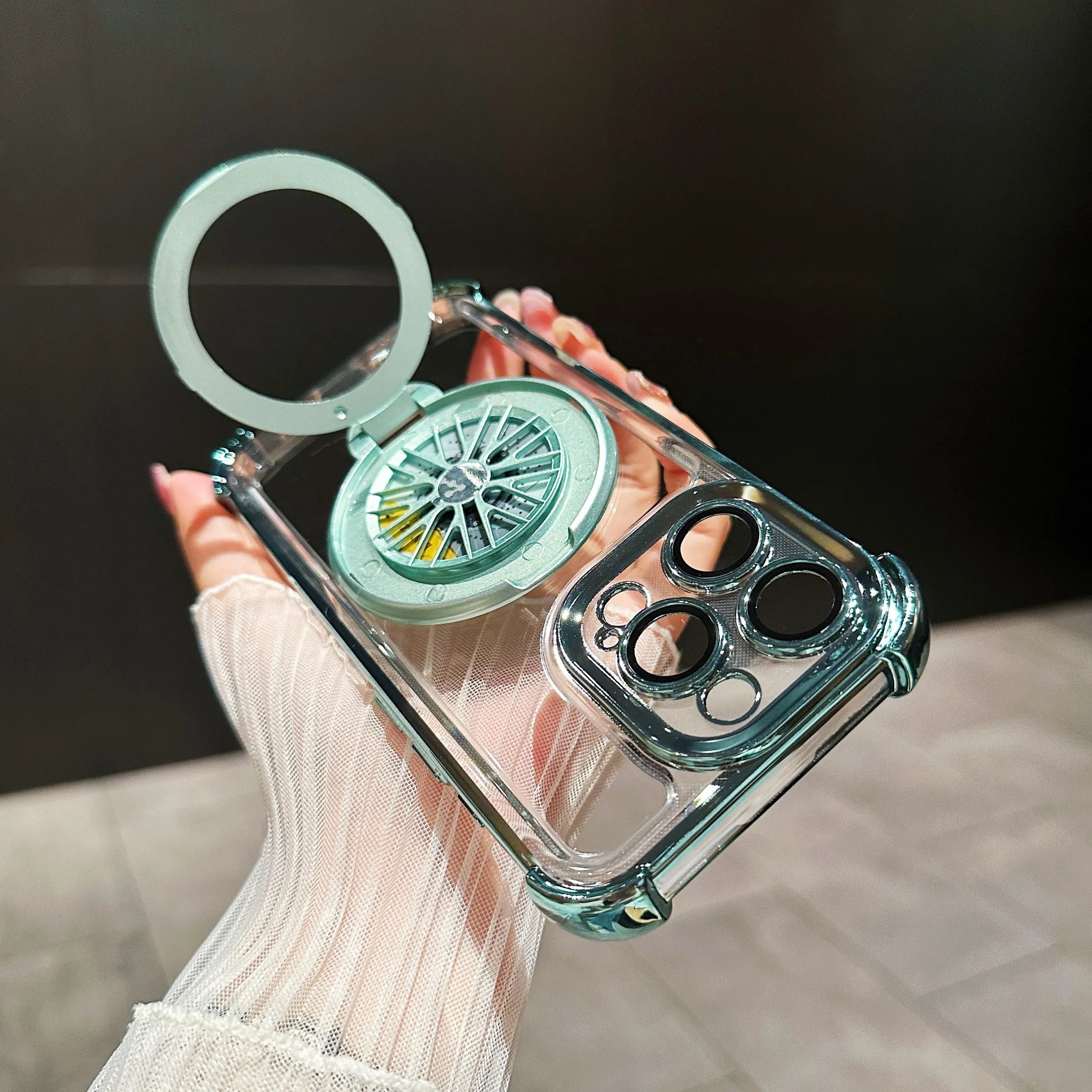 Luxury Magnetic Shockproof Armor Case with Camera Protection & Kickstand for iPhone 16/15/14/13/12/11/X Series