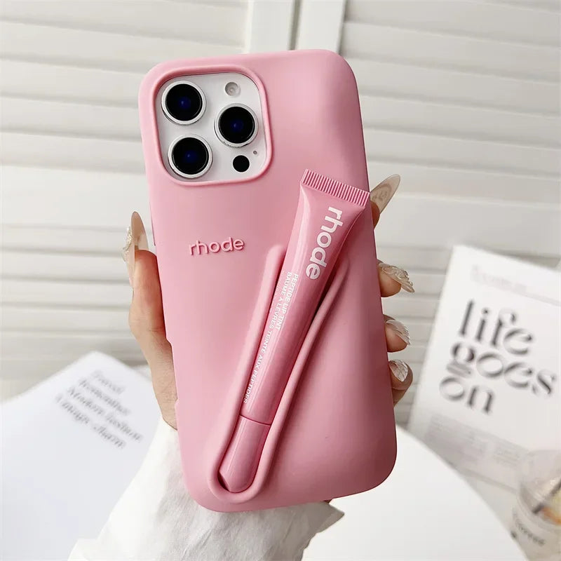 Luxury Lemontini Silicone Phone Case – Stylish, Durable & Anti-Fingerprint