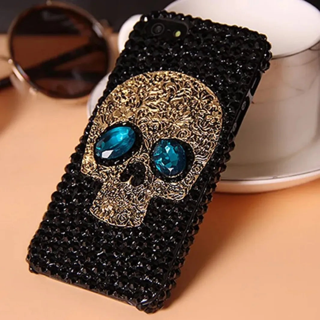 Handcrafted Punk Diamond Rivet Case | Unique iPhone Cover
