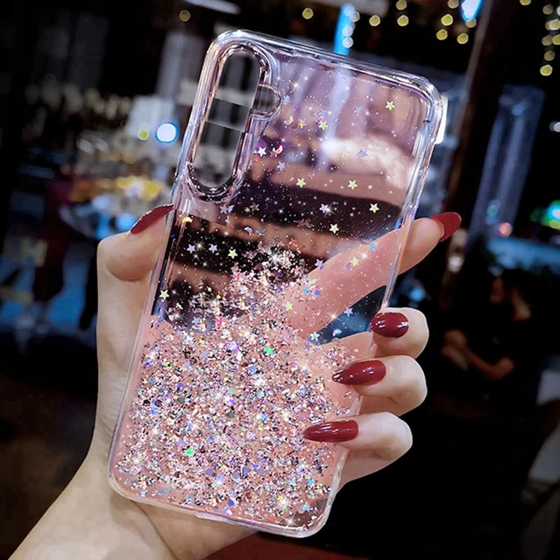 Starry Sky Glitter Case for Samsung Galaxy A56 – Stylish & Durable Protection