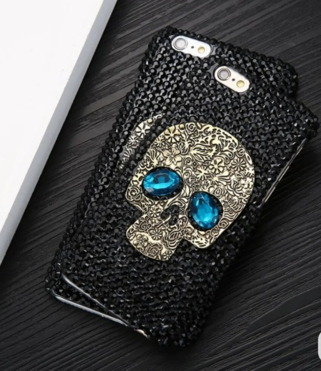Handcrafted Punk Diamond Rivet Case | Unique iPhone Cover