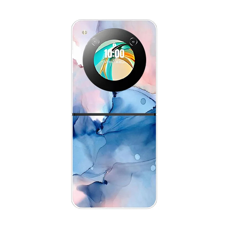 Stylish Transparent Cartoon & Pattern Hard PC Case for ZTE Nubia Flip / Flip 2 / Libero Flip – Shockproof & Anti-Scratch Protection