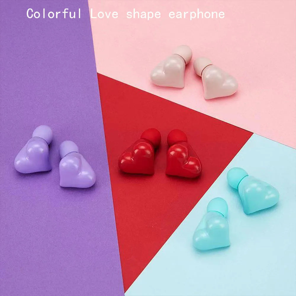 Elistooop Love Wireless Bluetooth Earbuds | Waterproof Earphones with Active Noise Cancellation & Charging Case