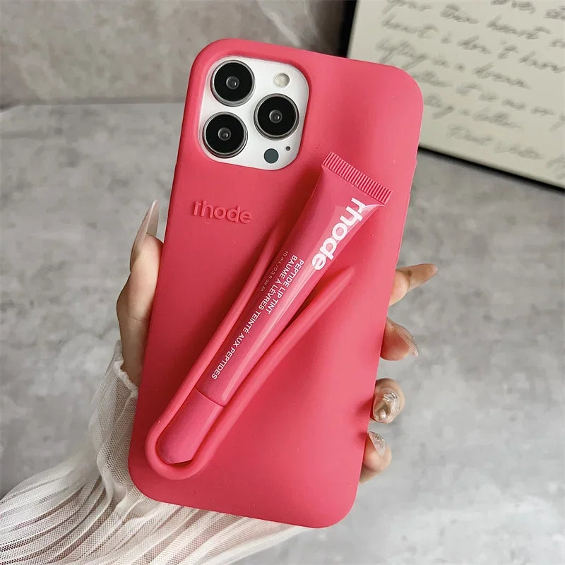 Luxury Lemontini Silicone Phone Case – Stylish, Durable & Anti-Fingerprint