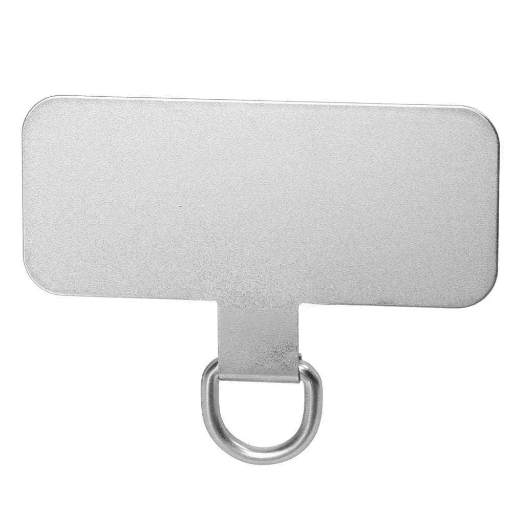 Durable Stainless Steel Phone Tether Clip β Anti-Loss Lanyard Tab Card, Ultra-Thin Sling Piece (1/2/3Pcs)