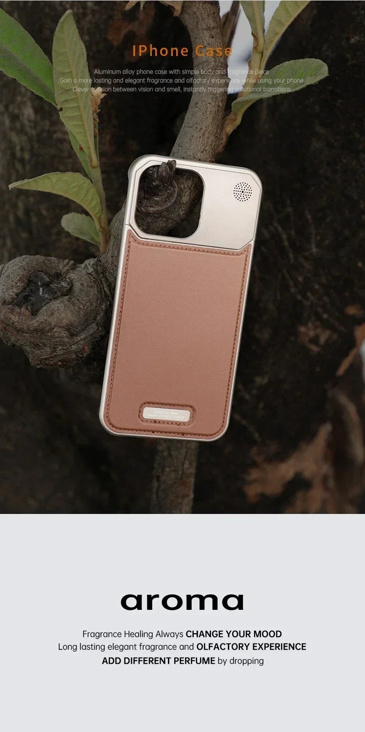 Magnetic Leather & Metal Case for iPhone 13/14/15 Pro Max – Shockproof, Water-Resistant & MagSafe Compatible