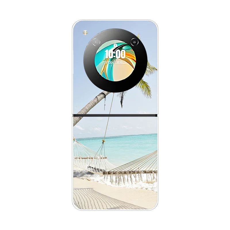 Stylish Transparent Cartoon & Pattern Hard PC Case for ZTE Nubia Flip / Flip 2 / Libero Flip – Shockproof & Anti-Scratch Protection