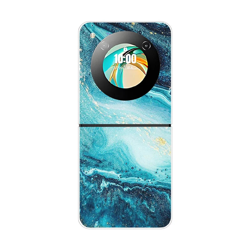 Stylish Transparent Cartoon & Pattern Hard PC Case for ZTE Nubia Flip / Flip 2 / Libero Flip – Shockproof & Anti-Scratch Protection