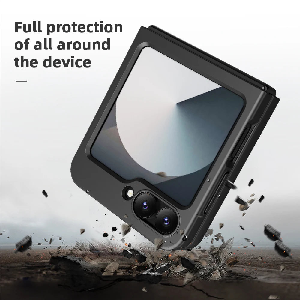 Heavy Duty Full Coverage Case for Samsung Galaxy Z Flip 7 / Flip 7 FE – Anti-Fingerprint & Scratch Resistant