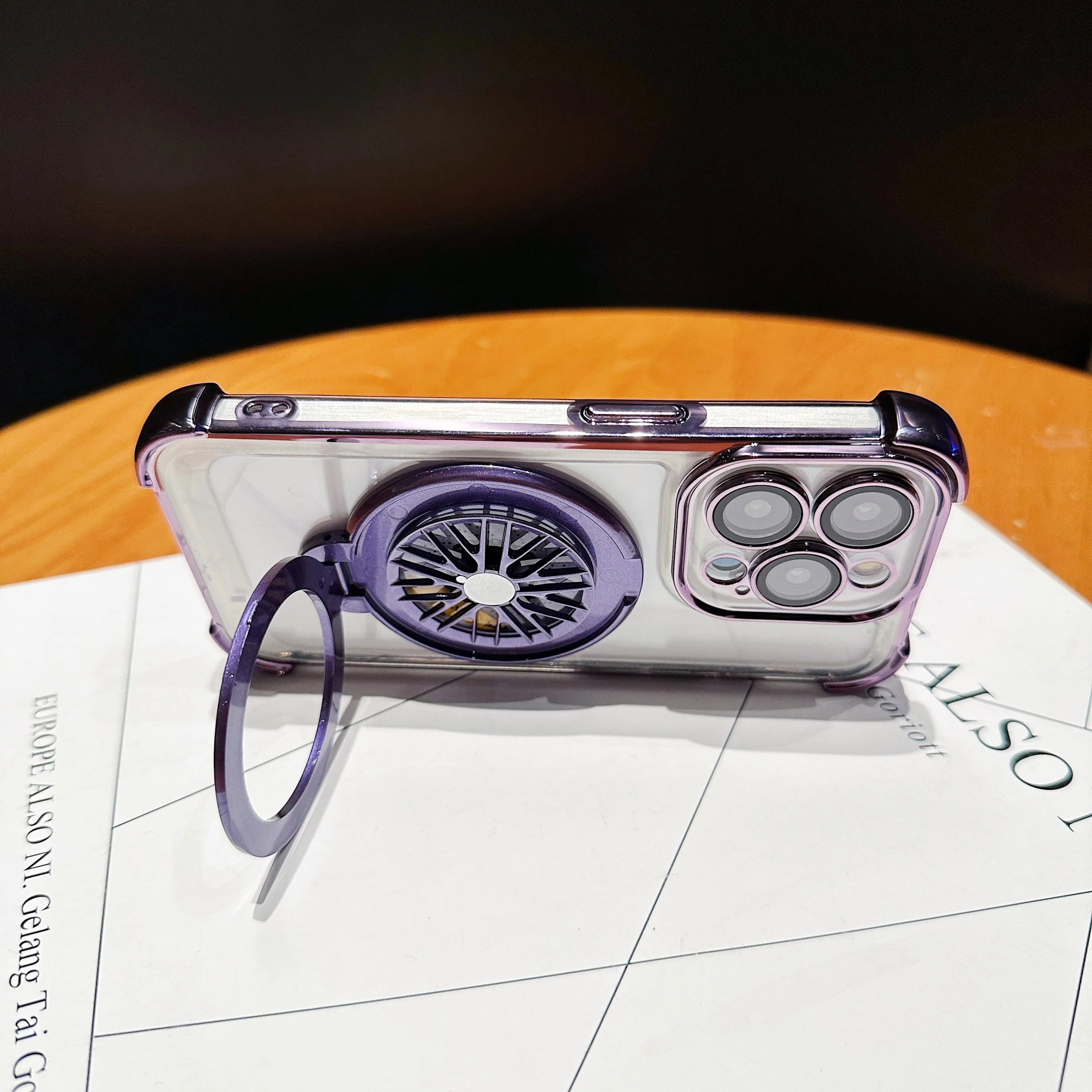 Luxury Magnetic Shockproof Armor Case with Camera Protection & Kickstand for iPhone 16/15/14/13/12/11/X Series