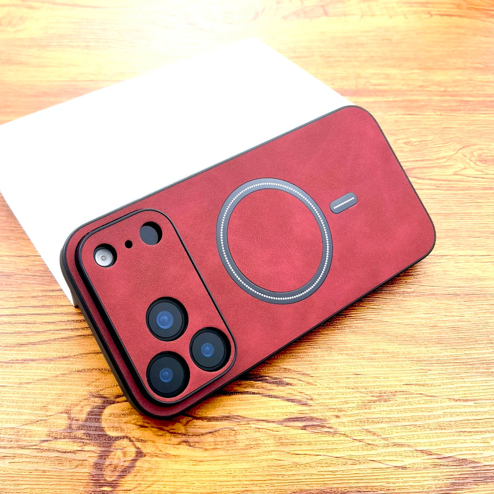 Luxury Artificial Leather Full Coverage Phone Case β Anti-Scratch & Anti-Fingerprint