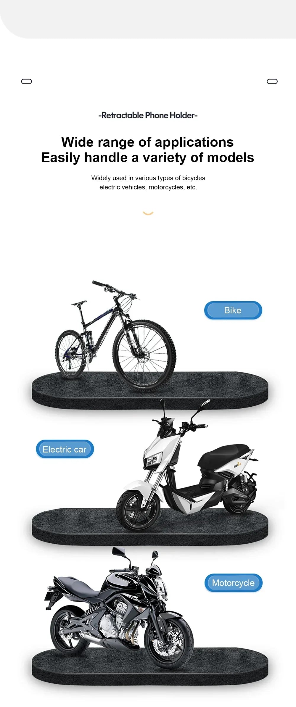 ๐๏ธ Motorcycle Phone Waterproof Bracket โ Universal 6.7" Mount