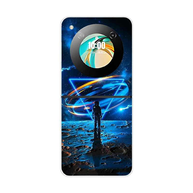 Stylish Transparent Cartoon & Pattern Hard PC Case for ZTE Nubia Flip / Flip 2 / Libero Flip – Shockproof & Anti-Scratch Protection