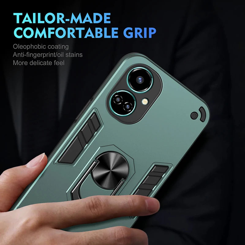 HERECASE Silicone Shockproof Geometric Pouch – Stylish & Durable Phone Protection