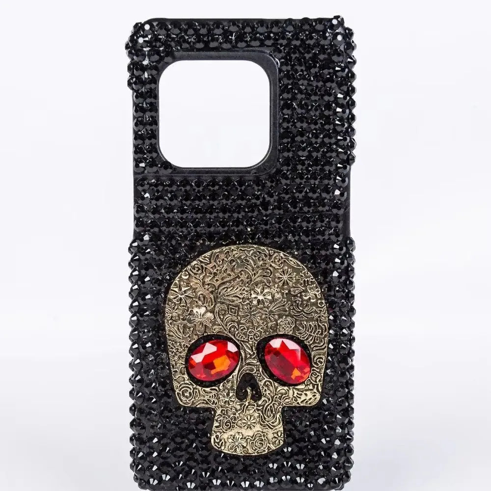 Handcrafted Punk Diamond Rivet Case | Unique iPhone Cover