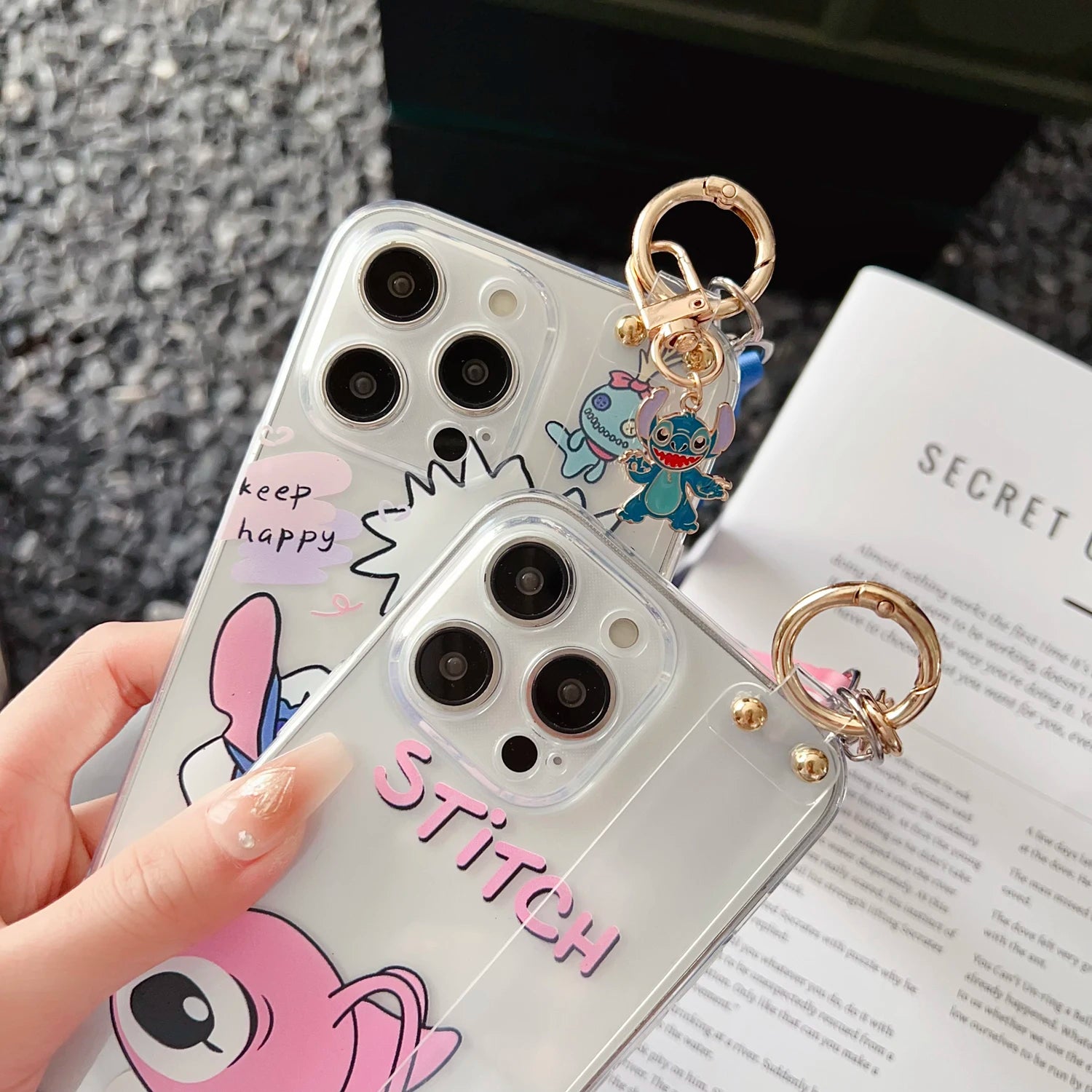 Cute Cartoon Anime TPU Phone Case with Holder – Full Coverage Protection