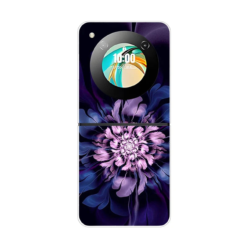 Stylish Transparent Cartoon & Pattern Hard PC Case for ZTE Nubia Flip / Flip 2 / Libero Flip – Shockproof & Anti-Scratch Protection