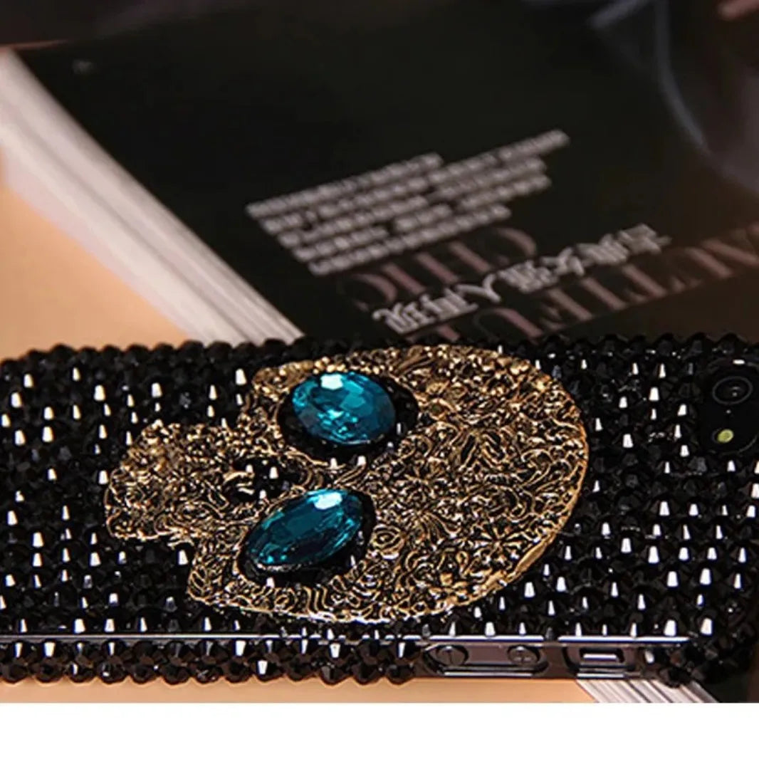 Handcrafted Punk Diamond Rivet Case | Unique iPhone Cover