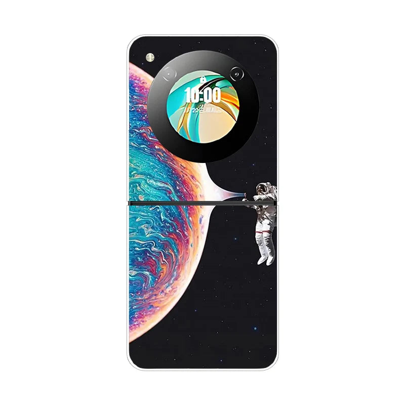 Stylish Transparent Cartoon & Pattern Hard PC Case for ZTE Nubia Flip / Flip 2 / Libero Flip – Shockproof & Anti-Scratch Protection
