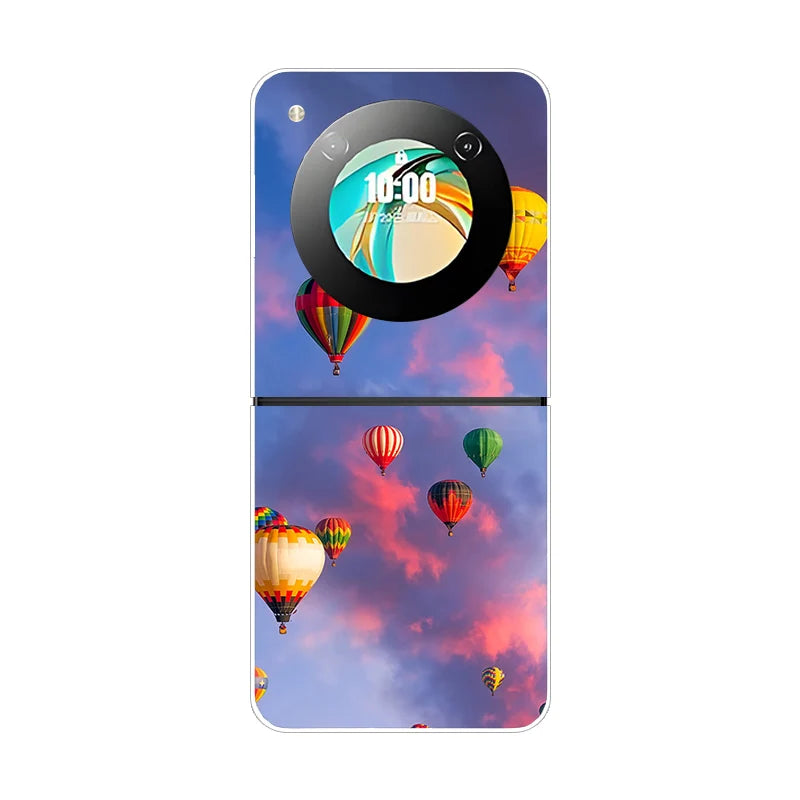 Stylish Transparent Cartoon & Pattern Hard PC Case for ZTE Nubia Flip / Flip 2 / Libero Flip – Shockproof & Anti-Scratch Protection