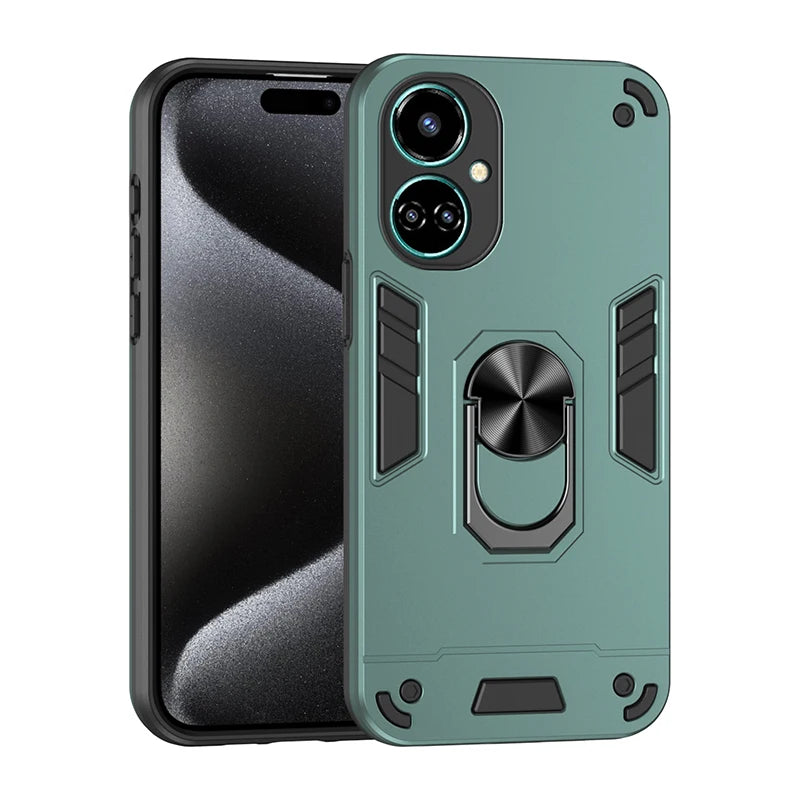 HERECASE Silicone Shockproof Geometric Pouch – Stylish & Durable Phone Protection