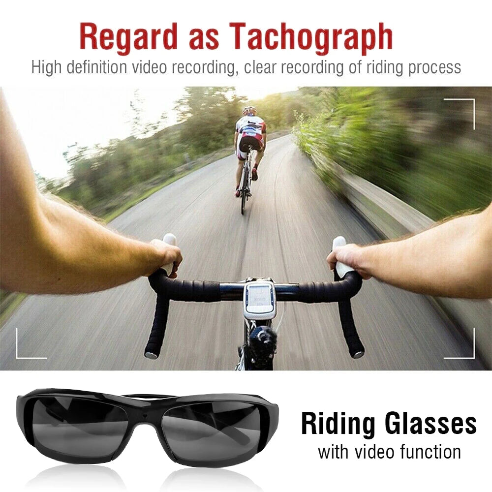 1080P Full HD Spy Glasses Camera | Hidden Sunglasses Camcorder with TF Card Slot