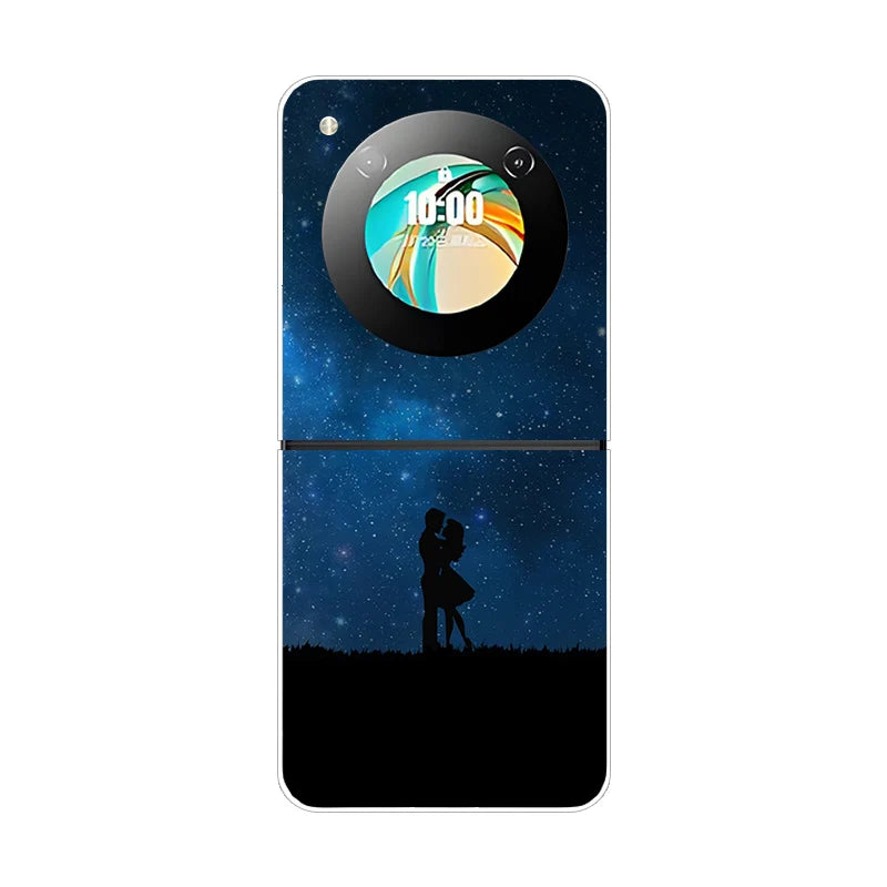 Stylish Transparent Cartoon & Pattern Hard PC Case for ZTE Nubia Flip / Flip 2 / Libero Flip – Shockproof & Anti-Scratch Protection