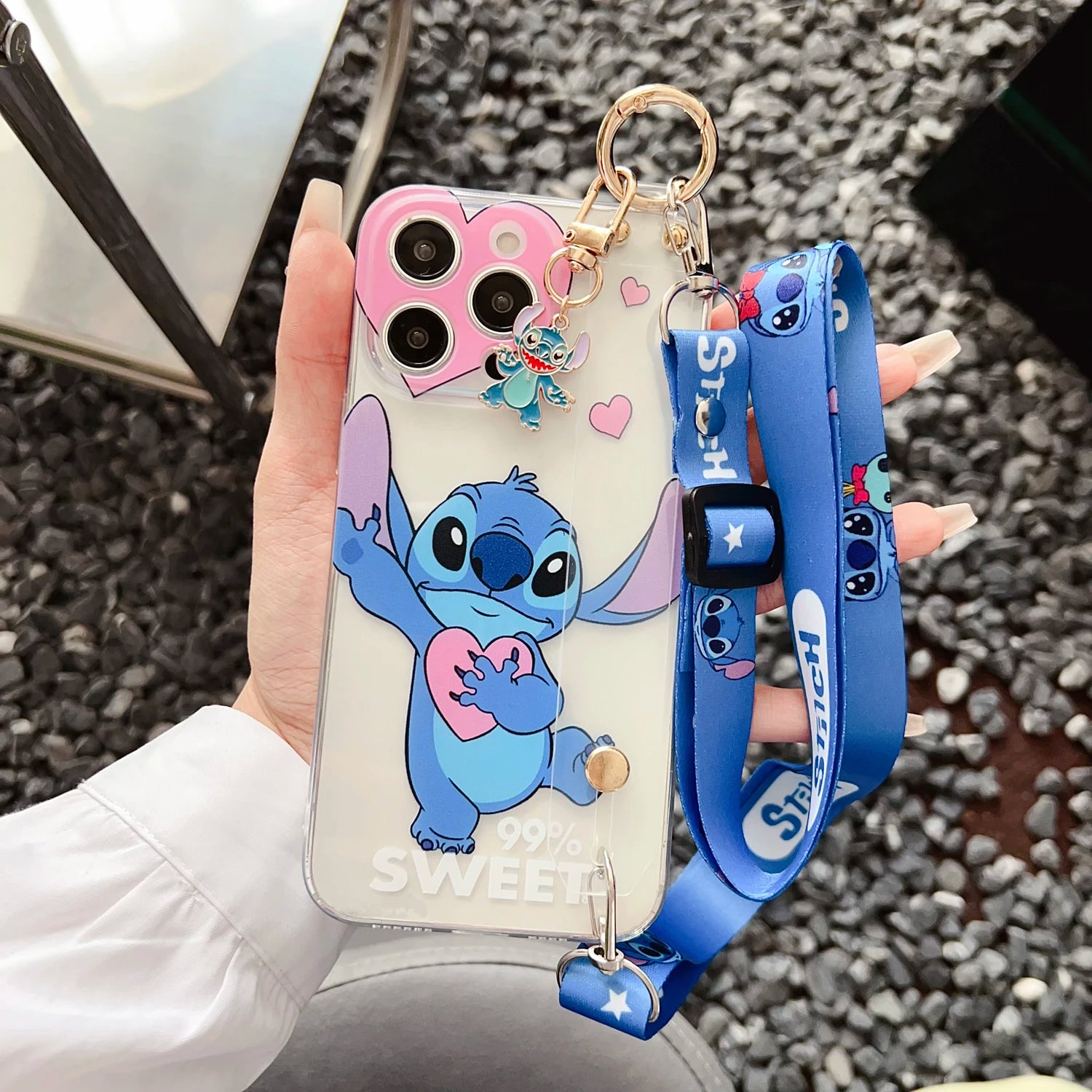 Cute Cartoon Anime TPU Phone Case with Holder – Full Coverage Protection