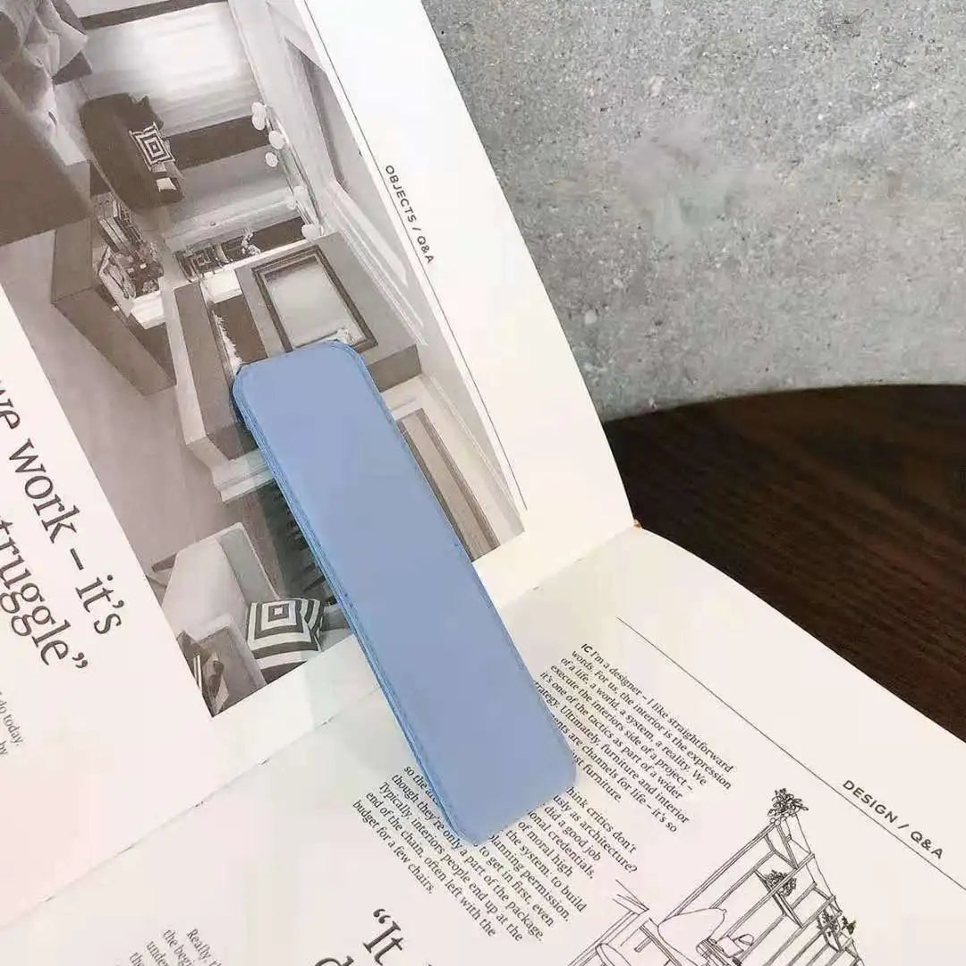 Desktop Folding Push Pull Stand Phone Ring Buckle Simple Solid Color Back Adhesive Phone Stand Creative Lazy